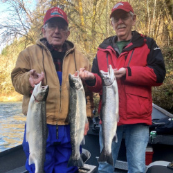 Winter Steelhead fishing is good on the Siuslaw River