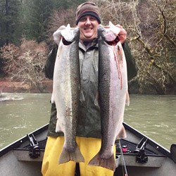 Steelhead Fishing on the Siuslaw River with Grey Ghost Guide Service