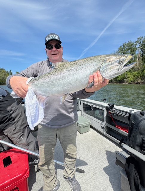 chinook salmon fishing catch of the day