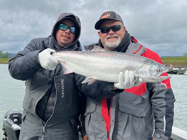 chinook salmon catch of the day